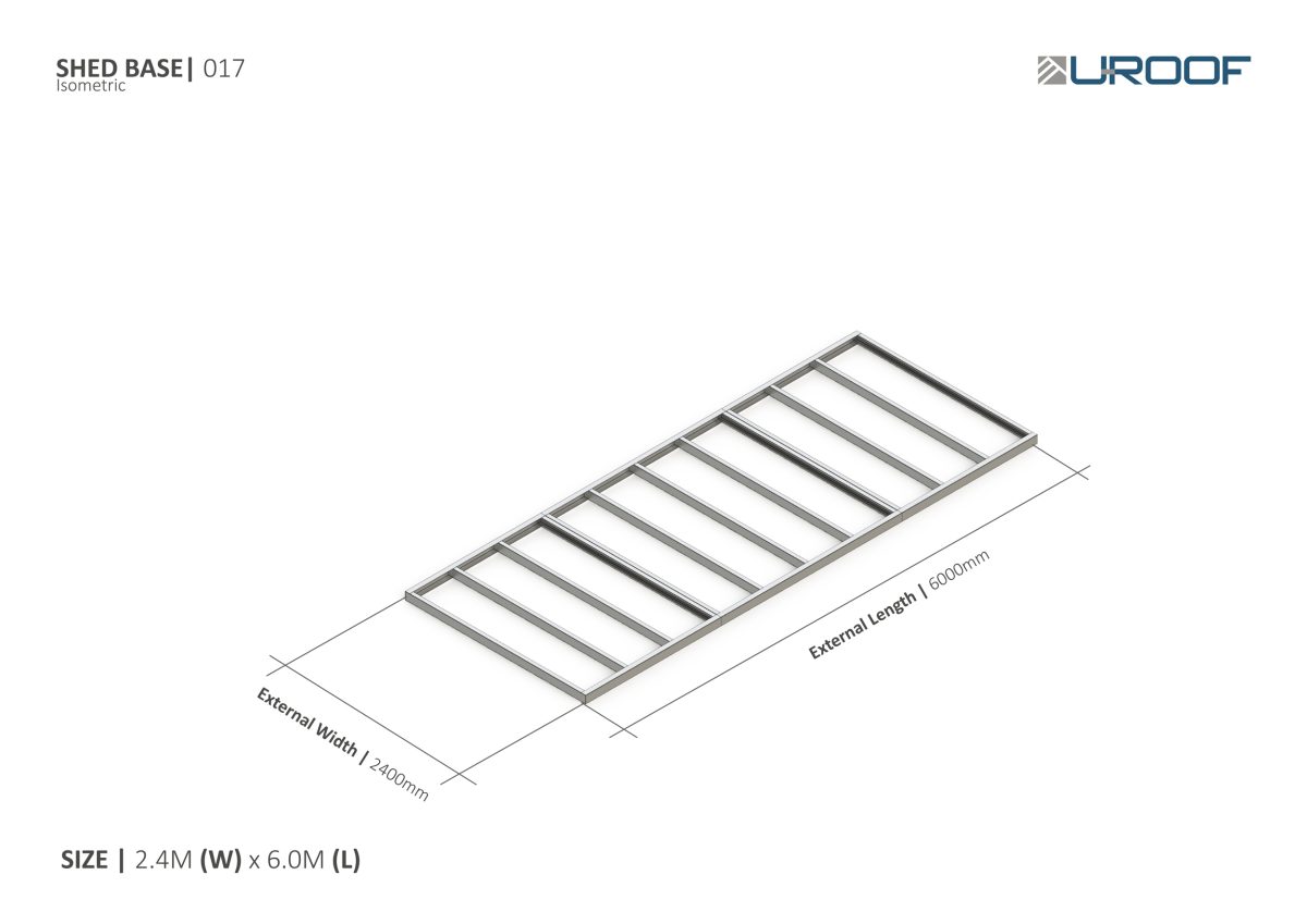 Sheds Shed Bases Shed Base 4800mm X 3600mm