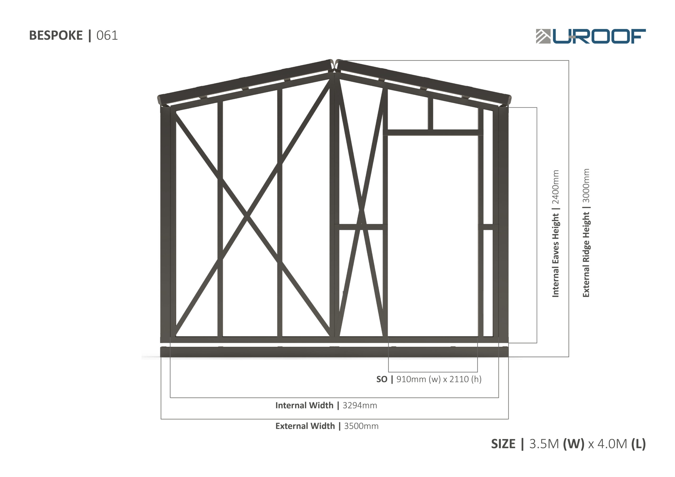 Bespoke Garden Room Bespoke 061 Bespoke 061 Section Ebay