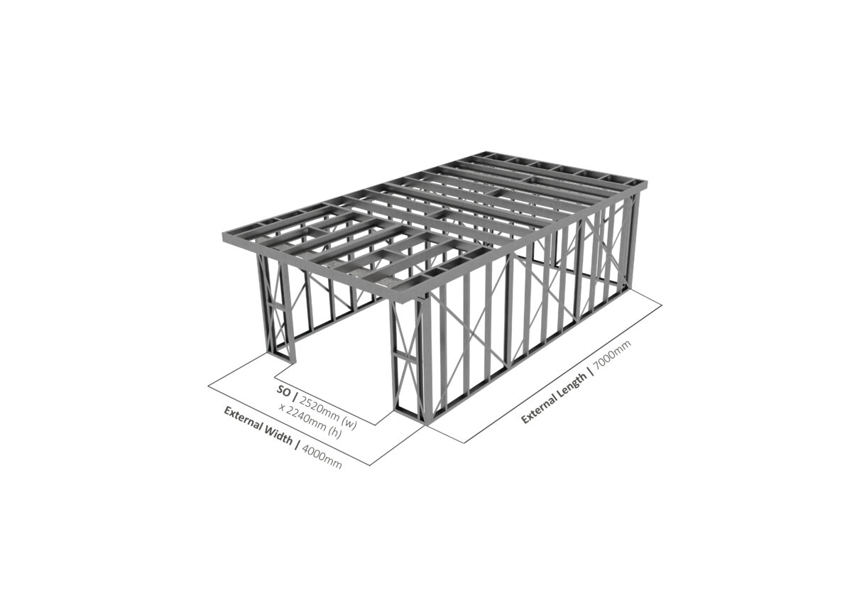 Garages Single Storey Garage 001 Non Watermarked Garage 001 Ss Isometric