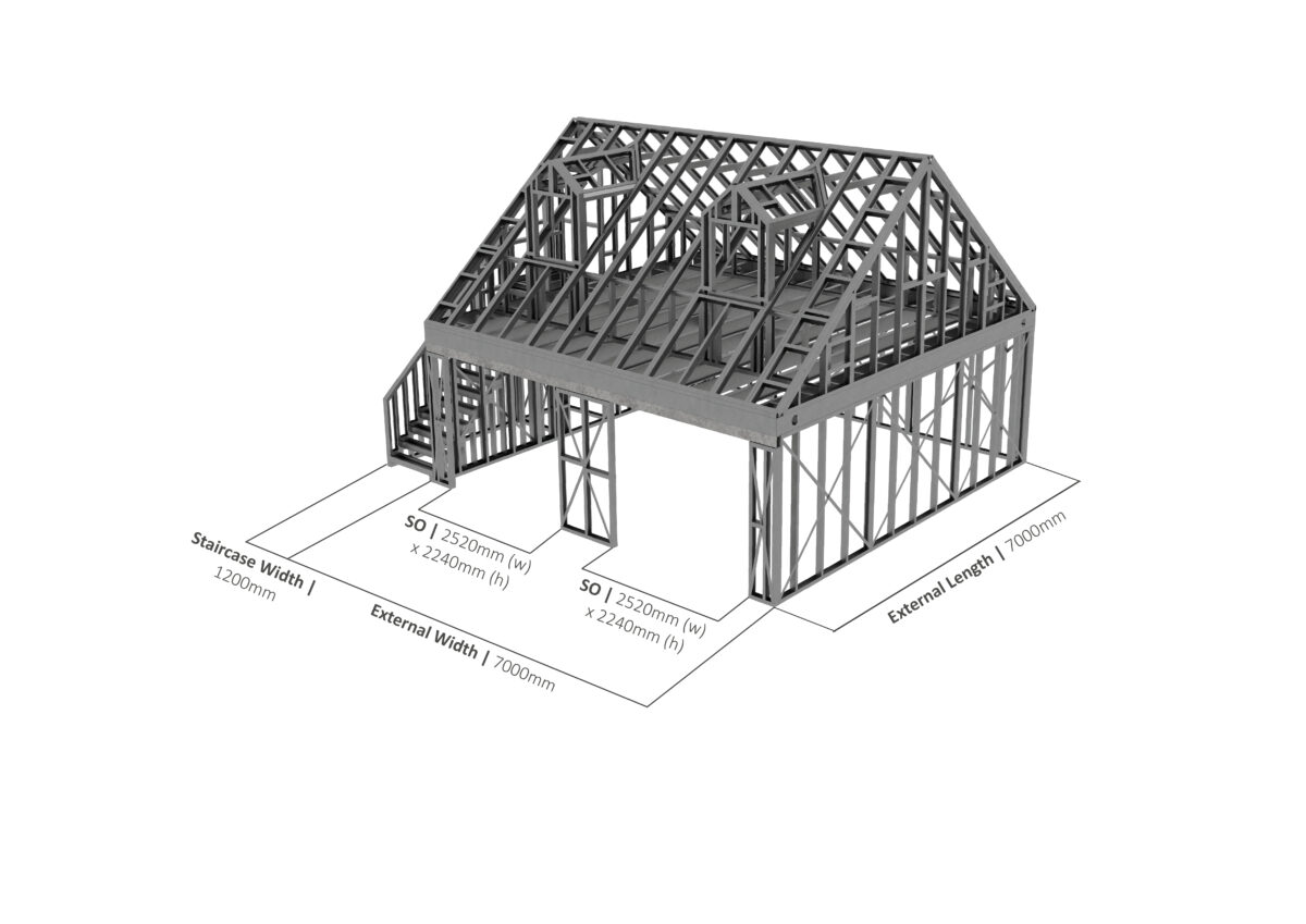 Garages Single Storey Garage 001 Non Watermarked Garage 002 Ts Isometric