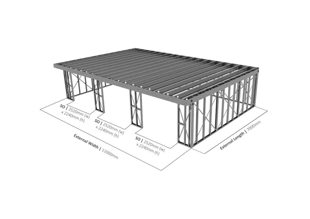 Garages Single Storey Garage 001 Non Watermarked Garage 003 Ss Isometric